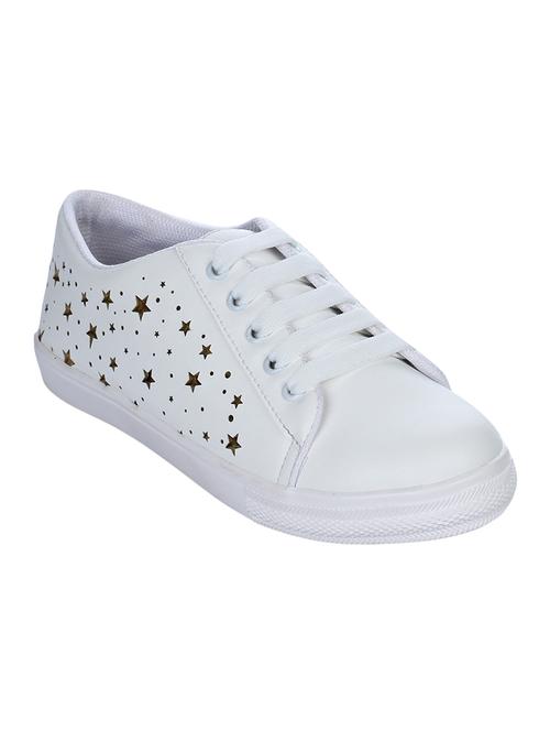 white lace-up sneakers - 15428551 - Very Small Image - 1