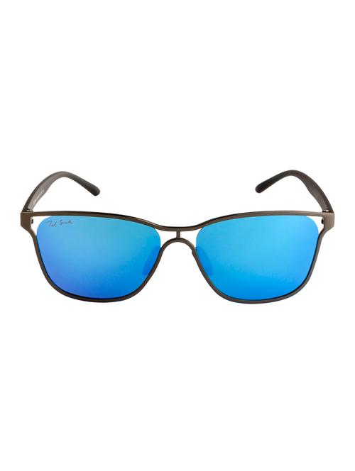 ted smith unisex wayfarer sunglasses (ts-p0975_blu) - 15431487 - Very Small Image - 1