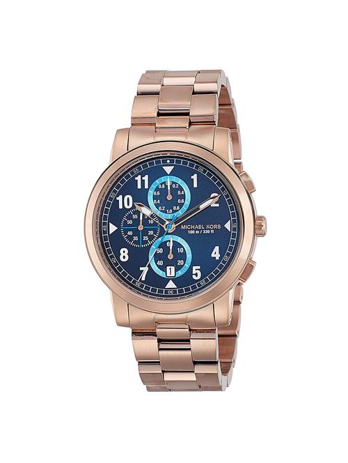 michael kors chronograph blue dial men's watch-mk8550 - 15440256 - Very Small Image - 1