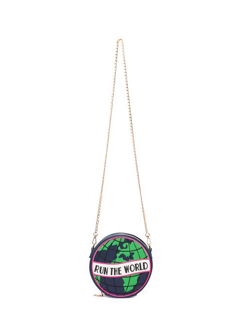 blue leatherette (pu) sling bag - 15465538 - Very Small Image - 1