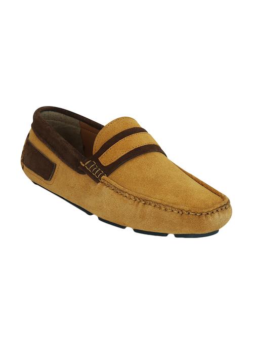 beige suede slip on loafers - 15471989 - Very Small Image - 1