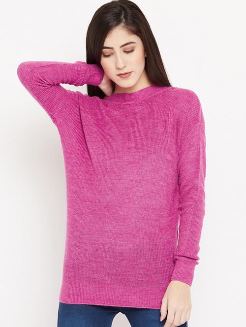 criss-cross back woolen pullover - 15486638 - Very Small Image - 1