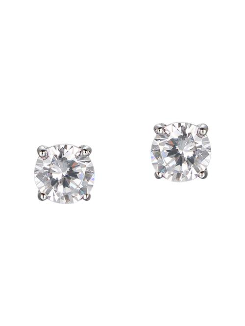 silver tone stone earrings - 15519623 - Very Small Image - 1