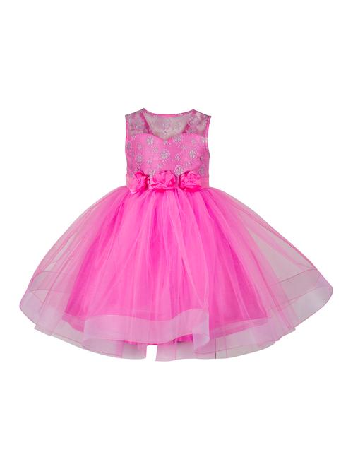 pink net frock - 15524790 - Very Small Image - 1