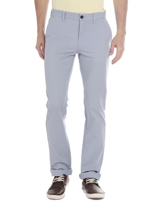 blue cotton chinos - 15568129 - Very Small Image - 1