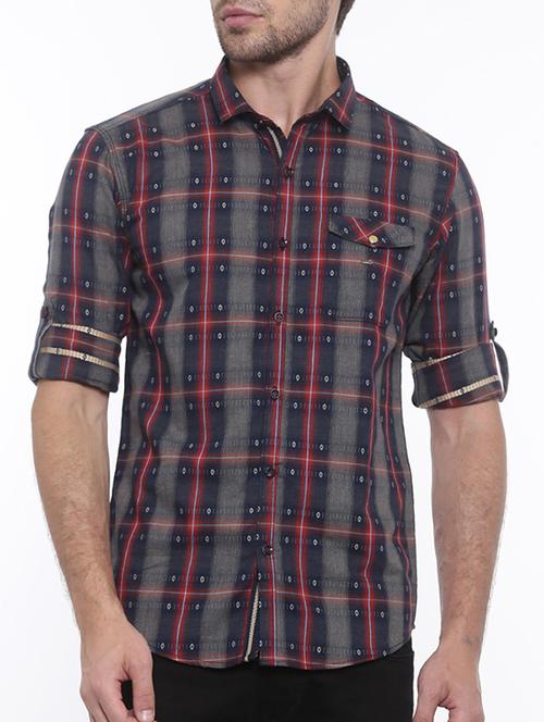 multi colored cotton casual shirt - 15579045 - Very Small Image - 1