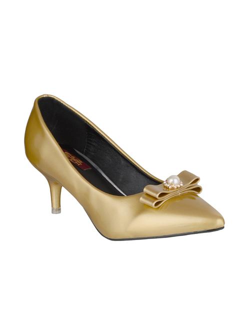 gold slip on pumps - 15655776 - Very Small Image - 1