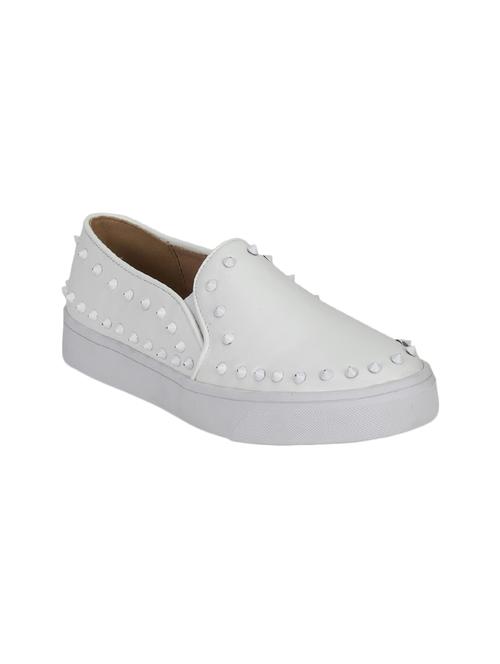 white patent leather slip on loafers - 15656805 - Very Small Image - 1