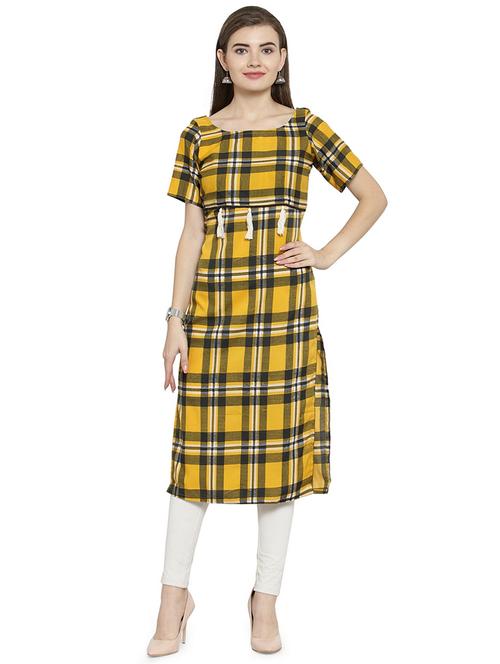 women's straight kurta - 15675732 - Very Small Image - 1