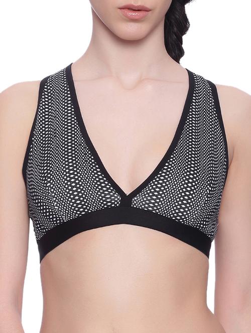 plunge mesh racerback bralette - 15706046 - Very Small Image - 1
