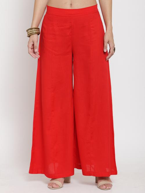 mid waist flared palazzo - 15755876 - Very Small Image - 1
