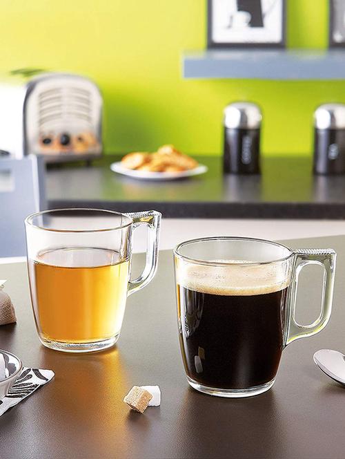 luminarc nuevo glass mugs set (6, 250 ml) - 15767242 - Very Small Image - 1