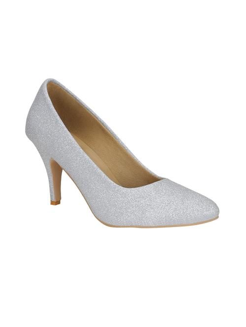 silver slip on pumps - 15850927 - Very Small Image - 1