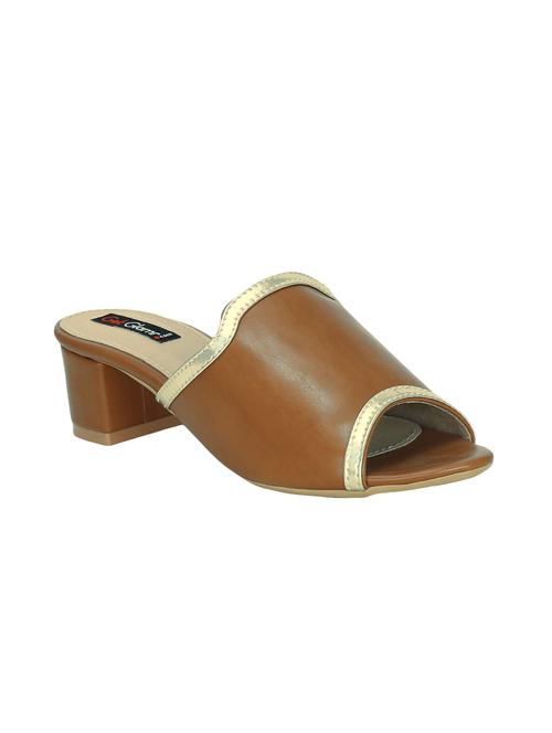 tan slip on mules - 15850939 - Very Small Image - 1