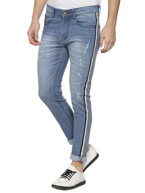 mens slim fit distressed jeans - 15856246 - Very Small Image - 1