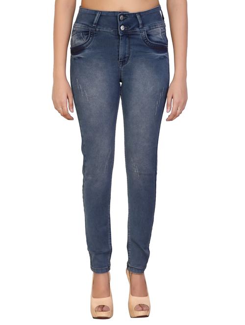 button-up distressed slim fit jeans - 15863665 - Very Small Image - 1