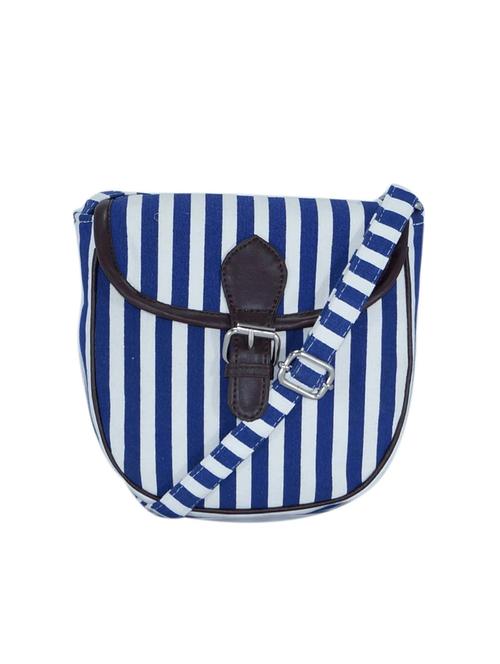 blue striped sling bag - 15866909 - Very Small Image - 1