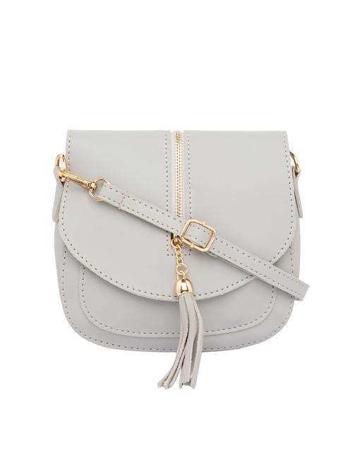 white leatherette (pu) sling bag - 15869015 - Very Small Image - 1