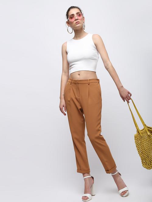 crew neck crop top - 15887884 - Very Small Image - 1