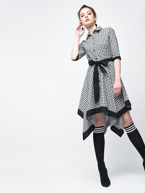 women's asymmetric tie & dye dress - 15894124 - Very Small Image - 1