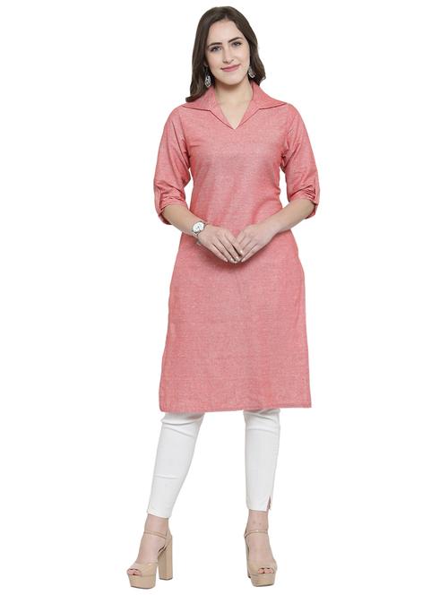 women's straight kurta - 15907852 - Very Small Image - 1