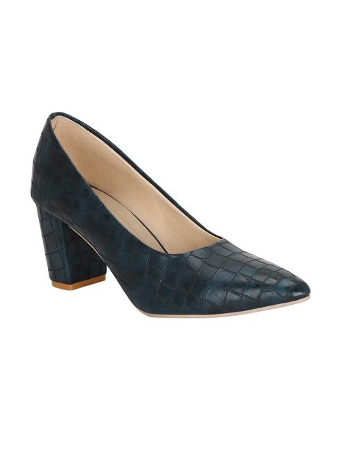 navy slip on pumps - 15971441 - Very Small Image - 1