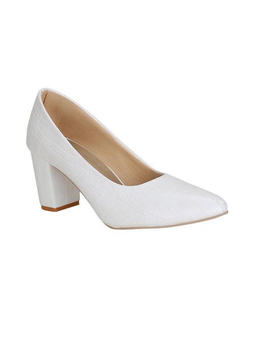 white slip on pumps - 15971443 - Very Small Image - 1