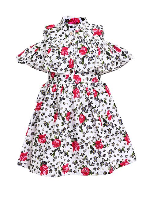 pink cotton frock - 16013482 - Very Small Image - 1