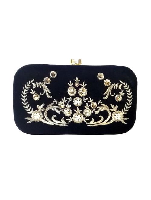 black velvet box clutch - 16049809 - Very Small Image - 1