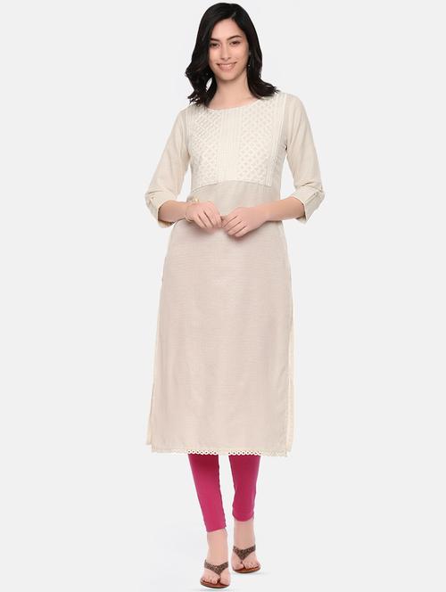 women's straight kurta - 16050300 - Very Small Image - 1