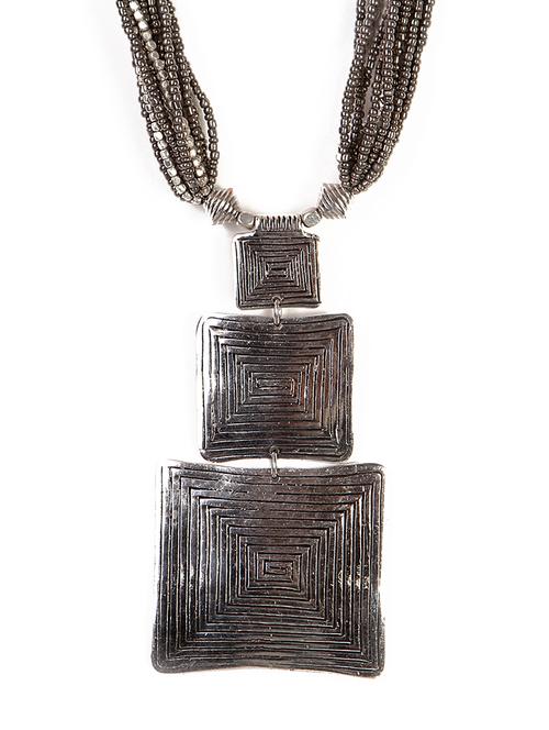 women ethnic daily wear designer necklace - 16053492 - Very Small Image - 1