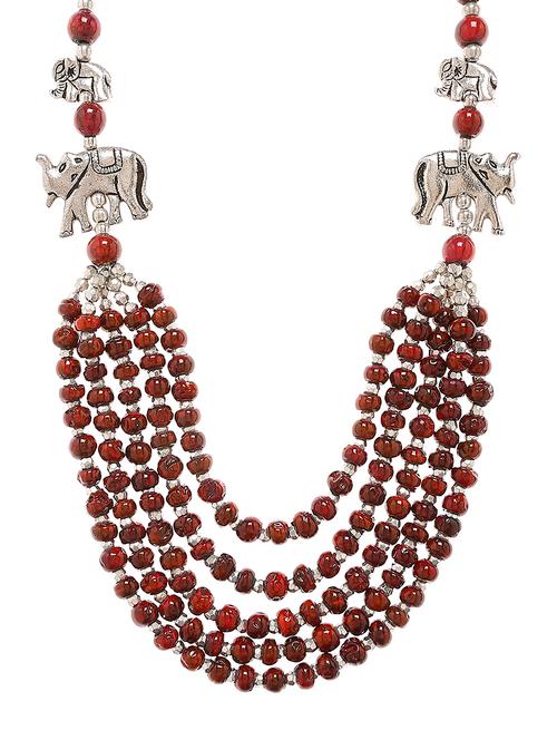 women ethnic daily wear designer necklace - 16053516 - Very Small Image - 1