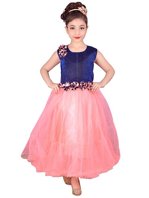 pink net frock - 16140390 - Very Small Image - 1