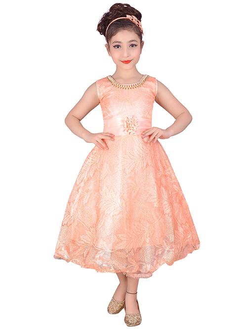 pink net frock - 16140395 - Very Small Image - 1