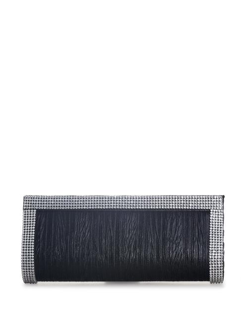 Black clutch with crystal lace - 16158 - Very Small Image - 1