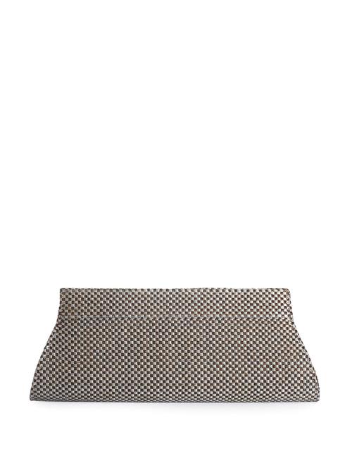 Two toned jute clutch - 16165 - Very Small Image - 1