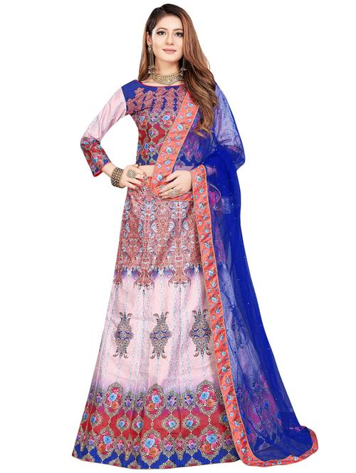 digital printed a-line lehenga - 16172685 - Very Small Image - 1
