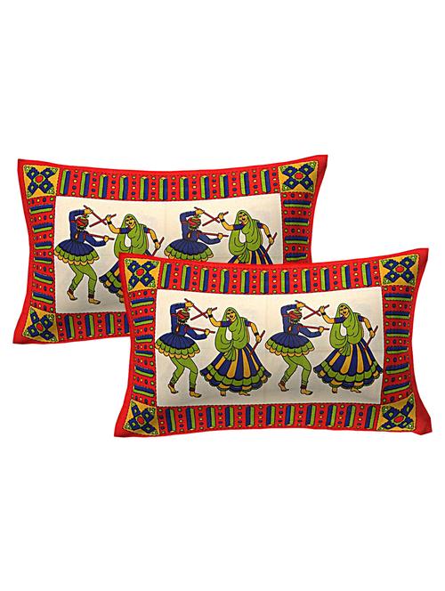 cotton printed pillow cover set(2 pieces)-27"x17" - 16188544 - Very Small Image - 1