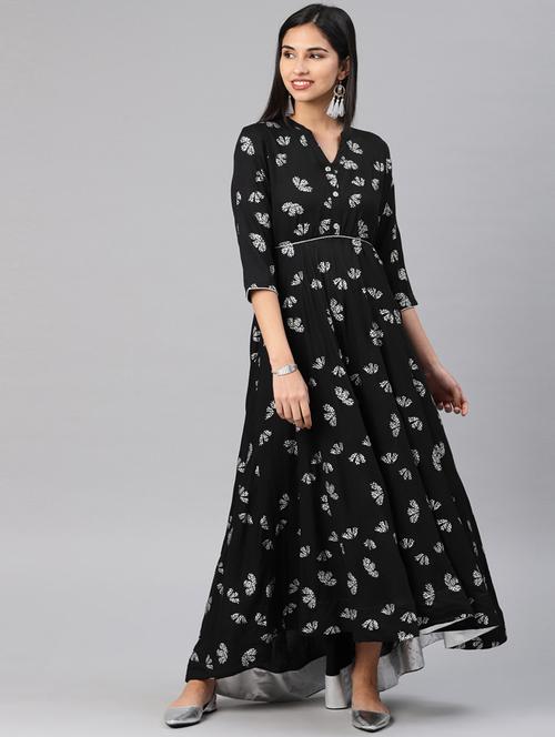 printed high-low kurta - 16198849 - Very Small Image - 1