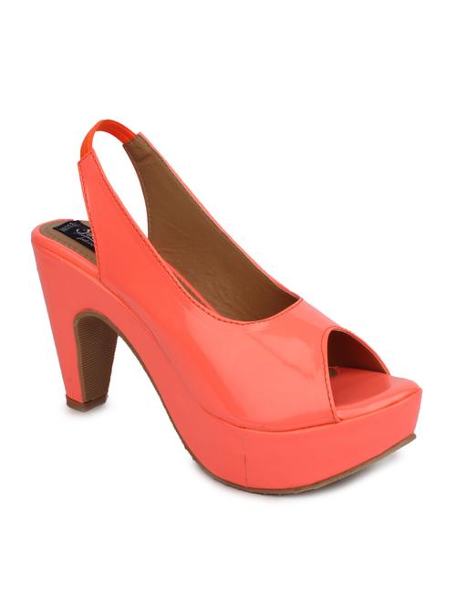orange platforms sandals - 16200010 - Very Small Image - 1