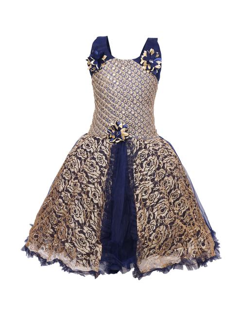 blue net frock - 16203375 - Very Small Image - 1