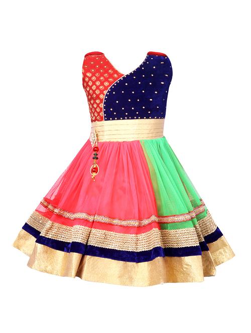 pink net frock - 16203378 - Very Small Image - 1