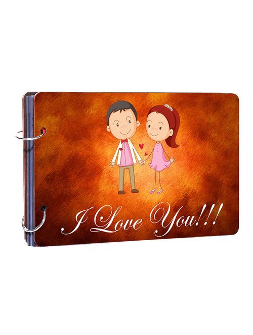 studio shubham i love you wooden photo album(26cmx16cmx4cm) - 16204496 - Very Small Image - 1