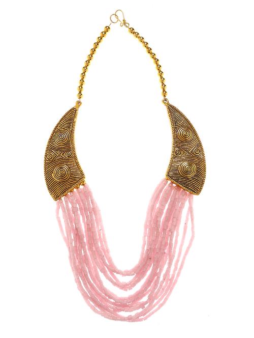 women ethnic daily wear designer necklace - 16234663 - Very Small Image - 1