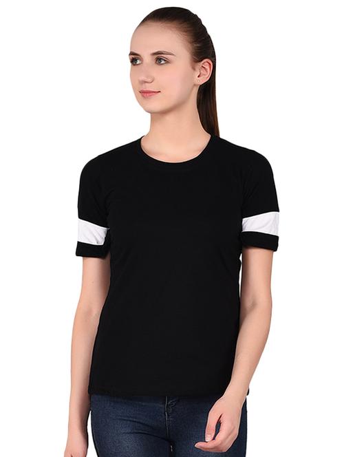 women's striped round neck t-shirt - 16283733 - Very Small Image - 1