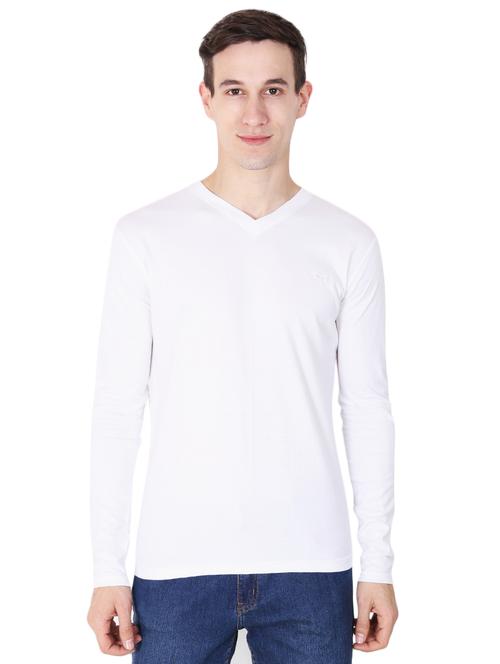 white solid t-shirt - 16286353 - Very Small Image - 1
