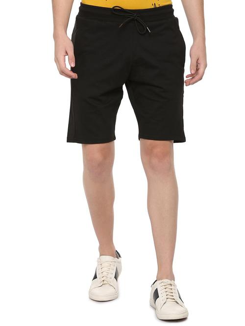 black solid shorts - 16289295 - Very Small Image - 1