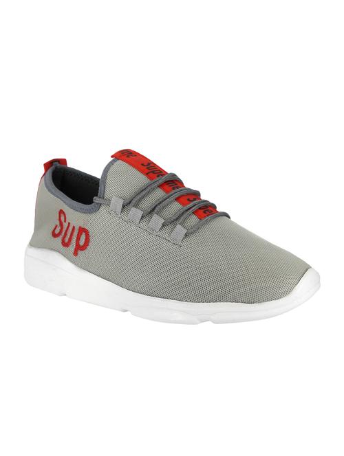 grey mesh lace up sport shoes - 16369995 - Very Small Image - 1