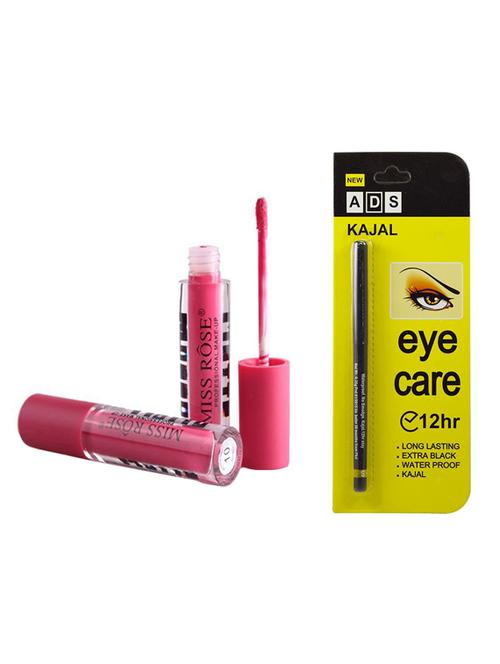 miss rose long stay long lasting lipgloss with waterproof kajal - 16380684 - Very Small Image - 1