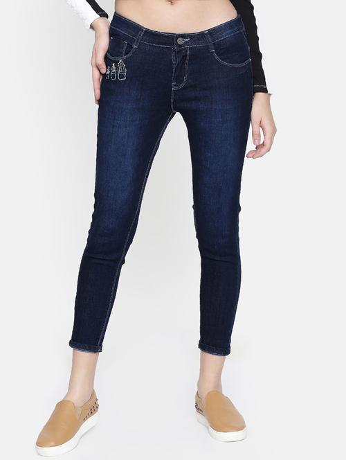 quirky embroidered skinny fit jeans - 16383797 - Very Small Image - 1